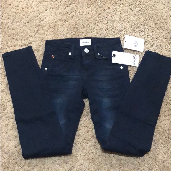 Hudson Dark Wash Skinny Jeans - Picture 3 of 3